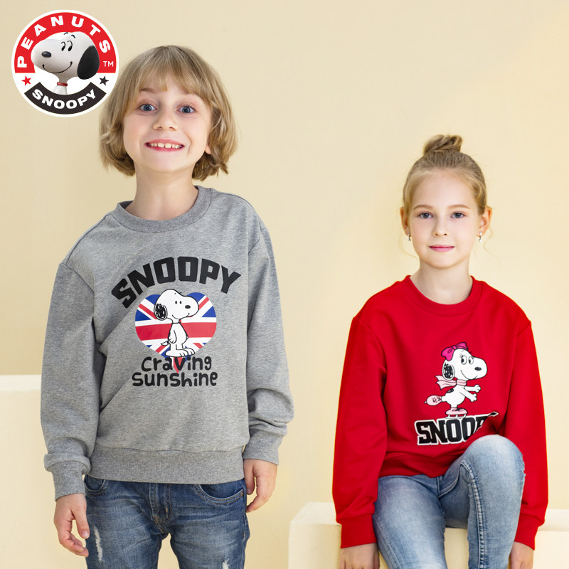 PEANUTS snoopy 史努比 19年款 儿童卫衣 天猫优惠券折后￥29包邮（￥59-30）男、女童100~150码多款可选