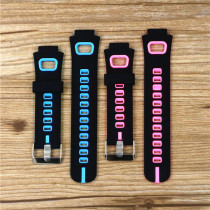 Reading man phone watch W2H W2T and W2S spring Rod silicone strap pink Blue Rose Red