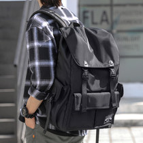 Hong kong I Tgreg male college student Senior high school student shoulder bag casual large capacity travel backpack computer bag male