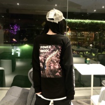 HELIPORT apron Hawthorn Tree love big man joint long sleeve loose tide card couple wild Valentines day