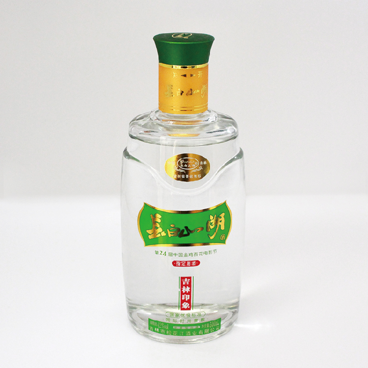 吉林名酒 长白山湖 绿瓶吉林印象42度 500ml