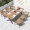 6 Erqi chairs+220 * 90cm technology wooden long square table