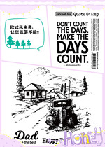 scrapbook DIY photo album card transparent stamp silicone seal Crystal seal-European style