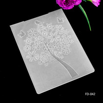 scrapbook DIY album card making tool bump template plastic embossing template FD-042