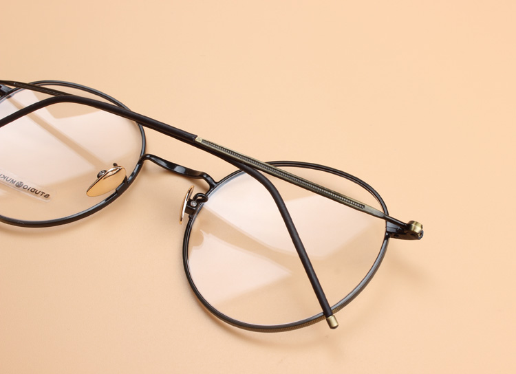 复古圆框镜架银色小眼镜框女款可配近视镜片细边眼镜简约全框5