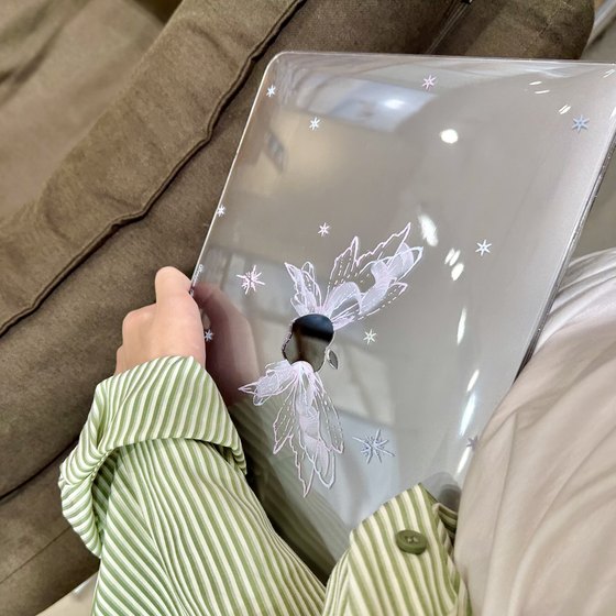 Shesell Butterfly Effect MacBook Apple Pro Protective Case Air Protection Case 원래 손으로 그린 M1M2 광택 방지 틈새 틈새 디자인 Shesell Butterfly Effect MacBook Apple Pro Protective Case Air Protection Case 원래 손으로 그린 M1M2 광택 방지 틈새 틈새 디자인