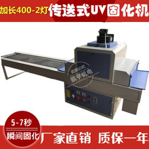 Custom lengthened conveyor belt vertical UV curing machine 400 wide UV curing furnace mercury lamp tunnel