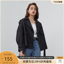 This years popular short windbreaker coat coat womens spring and autumn dress small man 2021 new casual coat