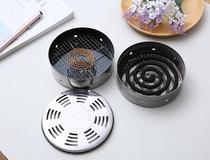 Wenxiang plate Indoor gray plate Mosquito coil plate holder Creative grid mosquito coil rack fireproof mosquito coil tray Mosquito coil bracket box