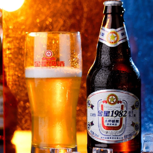 金星啤酒1982大师精酿500ml12瓶装88p浓郁香醇顺滑熟啤整箱