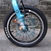 KENDA built K177 inner and outer tires 14*1 2 fold self-stroller high-speed beauty mouth bald head 14 inch 412 tires