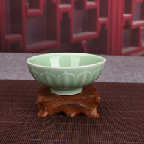 Korean-style Ceramic Lotus Bowl Soup Bowl Kids Rice Bowl Bowl Bowl of Little Viacette Bowl for Buddha Mini Bowl