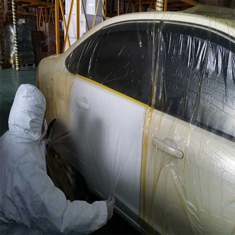 汽车喷漆遮蔽膜保护膜遮蔽纸 全车喷漆家具装修保护膜喷漆遮蔽膜