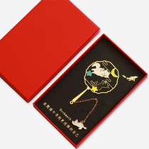 Moon Cat Metal Bookmark Space Dream Creative Design Little Fresh Gift Students Use Children Stationery