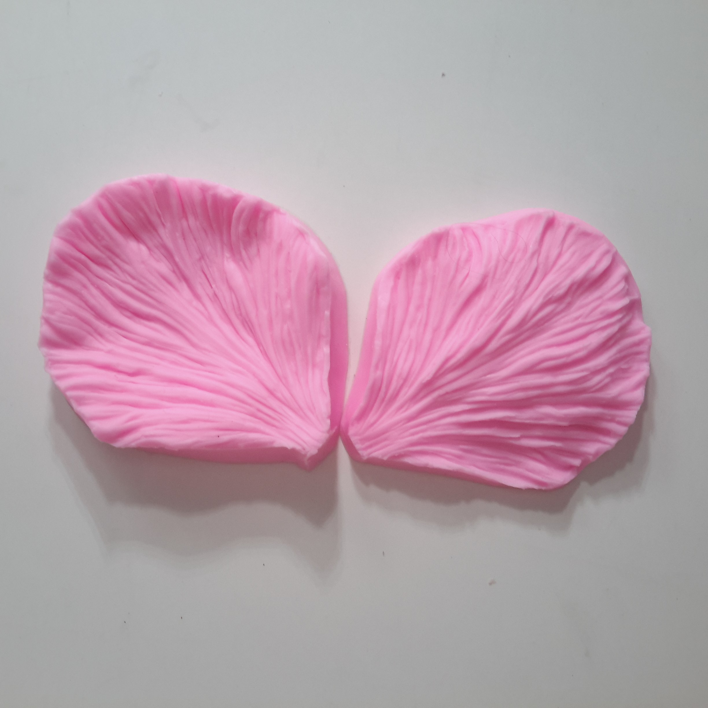 新款翻糖硅胶压花模花瓣纹理印模干佩斯硅胶夹模装饰定型烘焙工具