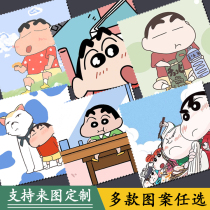 Come to chart custom crayons small new cartoon cartoon pictures Ins cute student phone screen can wipe glasses cloth