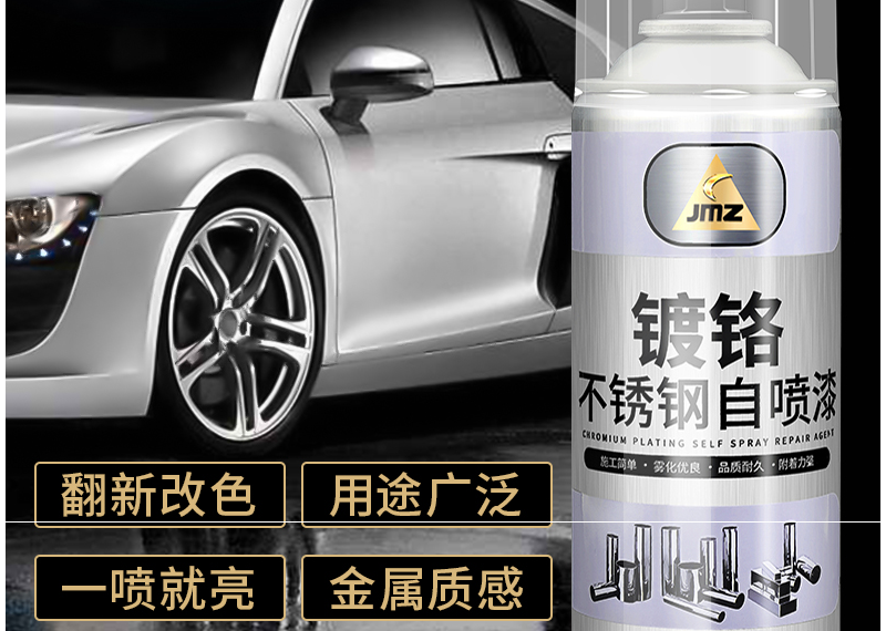 铝合金门窗翻新漆镀铬喷漆镀锌镀金不锈钢自动门窗修补漆电镀洛