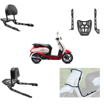 Apply to the new continent Honda NS 125 LA motorcycle bumper anti - crash bumper rear backrack modification