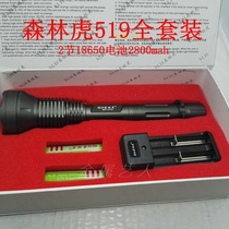 519 Bright Light Flashlight 2 Festival 18650 Battery 7 4v Drive circuit board lenses 1000 meters