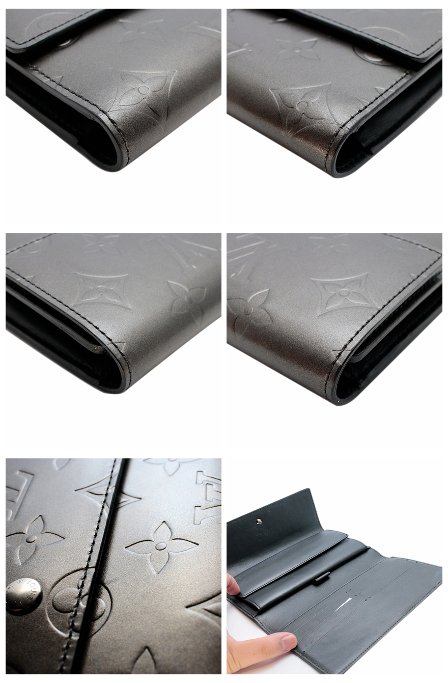 [9.0新]lv 银灰色老花 女士 漆皮 钱包