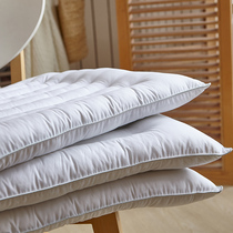 New cotton youth pillow childrens pillow core non-deformed ultra-thin pillow adult ultra-low pillow core 48*74CM
