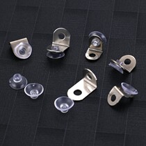 Thickened suction cup 7-word plate Tort stainless steel glass laminate support plate holder Wood plate separator laminate holder