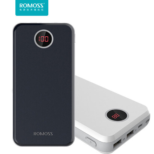 romoss/罗马仕ho20聚合物移动电源充电宝太阳神20000毫安led数显_7折