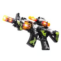Childrens electric toy gun sound and light music multi-joint movable simulation shake submachine gun baby creative little toy