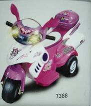 Childrens electric motorcycle can be ridden with babys birthday present three-wheeled charging boy girls toy car