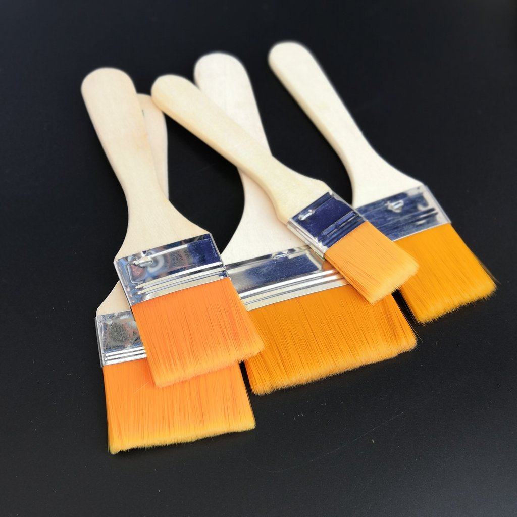 尼龙毛板刷油画刷清洁刷软毛刷子水粉画笔刷工业排刷油漆刷烧烤刷