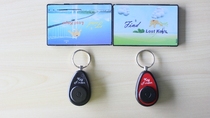 Creative gift electronic key finder anti-loss device seeking remote key chain anti-theft device cat