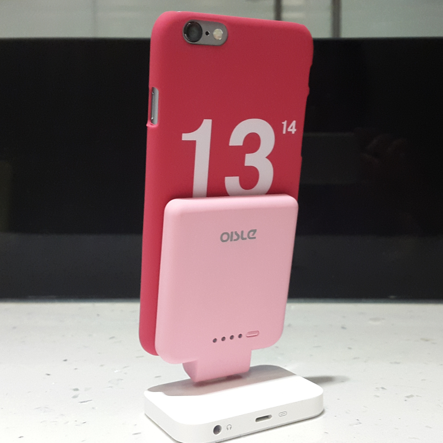 oisle电池iphone7/6电源充电宝背夹无线迷你尾插创意v电池苹果自行车安全光图片