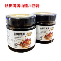 Hawthorn Six Substances sweet and sour Delicious Nutritious Delicious poria Chicken Nekin Children coveting hawthorn paste 160g