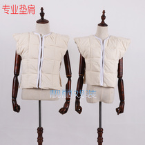 Spot Peking Opera costume men and women python robe special shoulder cotton fat jacket big shoulder vest