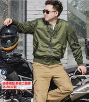 Spring Summer Motorcycle Locomotive Clothing Male Mesh Breathable Motorcycle Riding Rider Racing Rider Racing Suit Anti-Fall Protective Jacket