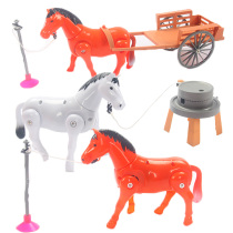 2020 hot sale Yiwu stall supply electric horse toy horse will run childrens toy batch baby hair 1-3 years old