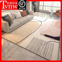 TVNW simple modern lamb cashmere Nordic living room carpet bedside bedroom home mat coffee table mat full floor mat