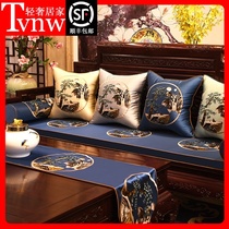 TVNW Chinese mahogany sofa cushion classical solid wood furniture chair cushion Luohan bed custom trio single seat