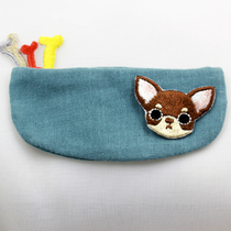 Japanese and Korean DIY personalized embroidery cloth patch patch patch solid color small bone shirt pocket embroidery