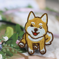 Day Style ZAKKA Wind Cute Matchdog Embroidered Cloth Applique Clothing Patch Decoration Sticker DIY featured accessories