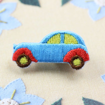 Japan imported machine cute embroidery cloth patch clothes patch decoration patch small candy color car