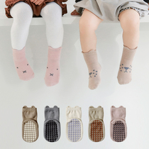 Baby socks spring and autumn pure cotton newborn baby flooring socks for boys and girls socks anti-slip indoor socks