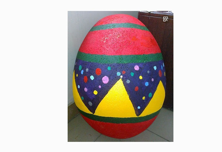 复活节彩蛋白色彩绘鸡蛋壳鹅蛋儿童diy画画彩蛋白蛋仿真手绘涂鸦