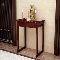 God table for table Buddha table Household table Modern simple solid wood incense case Chinese shrine living room God of Wealth Shrine table