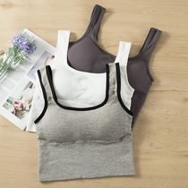 U-type beauty back harness vest female net red explosive with chest cushion for external wearing of a rag blouse 2021 new wrap chest