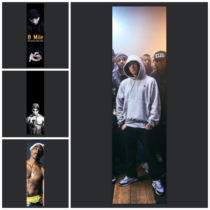 xxx hip hop personality Tide brand dylan Eminem Eminem stitching custom professional skateboard sandpaper