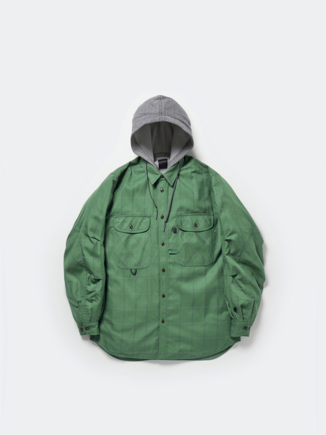 新品DAIWA PIER39 TECH HOODED WORK SHIRTS DAIWA PIER39 (ダイワピア39) TECH HOODED WORK SHIRTS BE