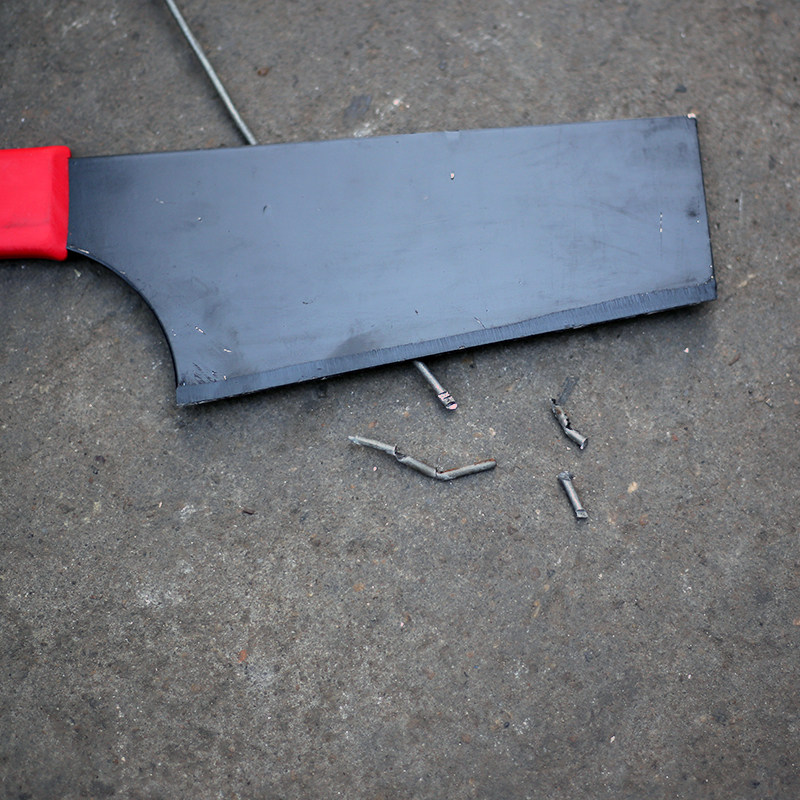 磨仙单双面款65锰钢瓦刀 砌砖刀 抹泥刀 高温淬火不断刀不卷口