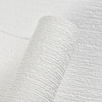 Imitation diatom mud pure pigment color 3D three-dimensional wallpaper concave and convex stripes pure white Nordic clothing store grainy wallpaper