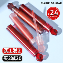 Mary Deja Stone Lip Glazed Mirror Woman Autumn Winter p033 Matt Fog Surface p433 Na Lida Canon Red v027